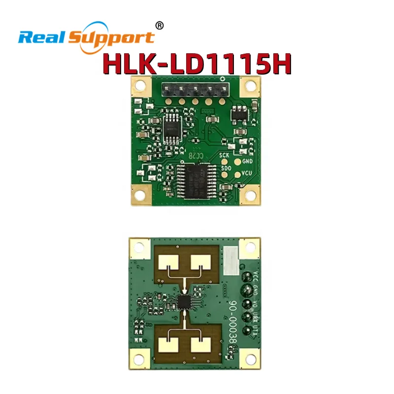 Hi-Link HLK-LD1115H Human Presence Sensor LD1115H Micro Motion Detection Motion Sensor Radar Module TTL Serial Communication 24G