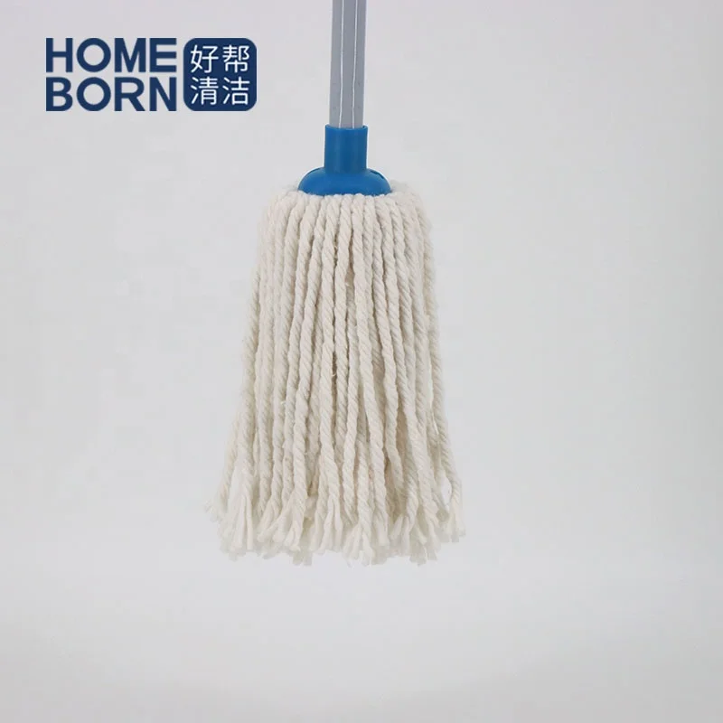 Xingtai cleaning products for household floor milk cotton round mop head manufacturer with iron rod