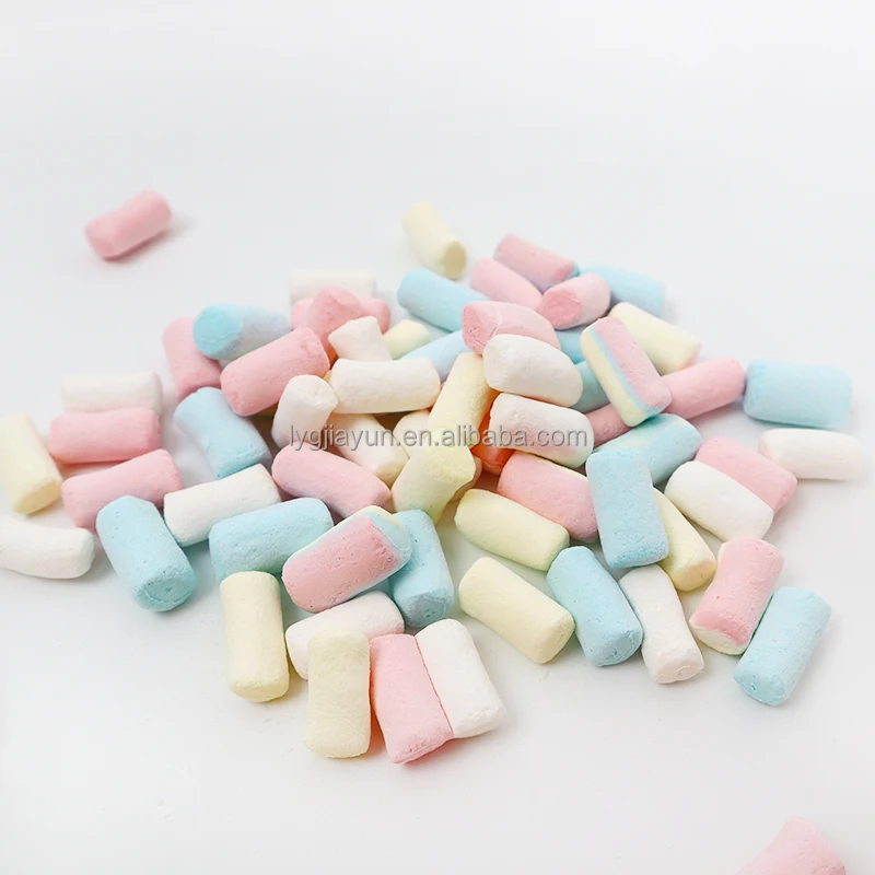 Wholesale HACCP Certified Mini Fruit-Flavored Freeze Dried Sugar Free Marshmallows Candy Sweet Cotton