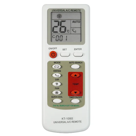 General air Conditioning Remote Control KT-109II air Conditioning Remote Control Heat
