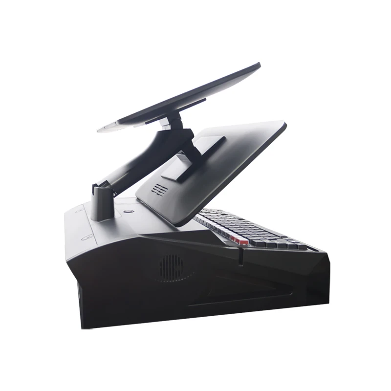 15.6 inch and 13.3 inch dual screen cash register POS AIO with touch screen