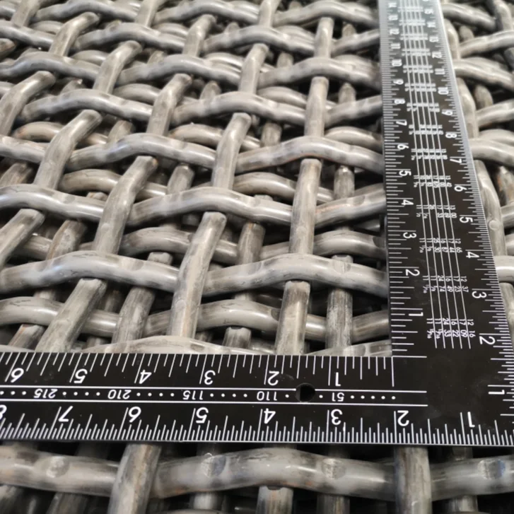 Вибрирующая сетка из нержавеющей стали с высоким содержанием марганца