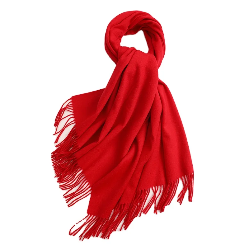Inner Mongolia Manufacturer Wholesale Clearance Sale 100% Lambs Wool Winter Scarf  Ready to Ship Ladies Scarves Shawl