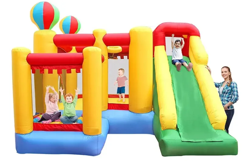 Oxford Indoor Outdoor Trampolines Inflatable Bouncing House Castle Inflatable Bounce Jumping Combo for Kids Playing