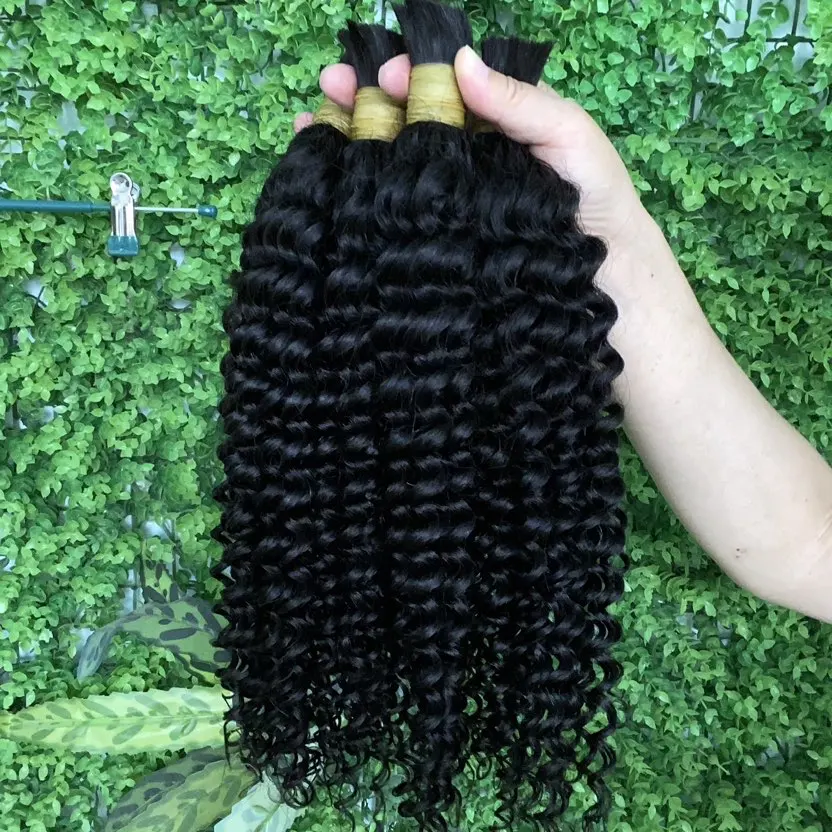 Кудрявые волосы из натуральных волос