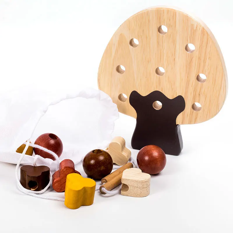 Wooden Tree Toys For Children Wood blocks Geometric Shape Cognition Montessori education Gifts For Boys and Girls