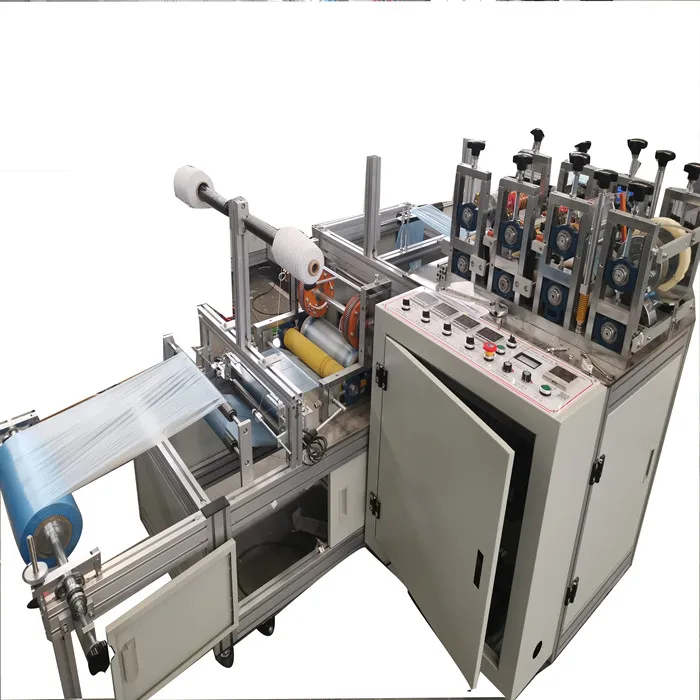 Full-automatic PE/CPE Shoe Cover with elastic band  Making Machine