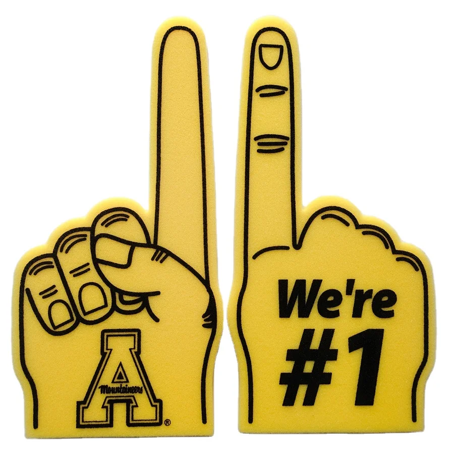 Cheering finger thumb up eva foam hand