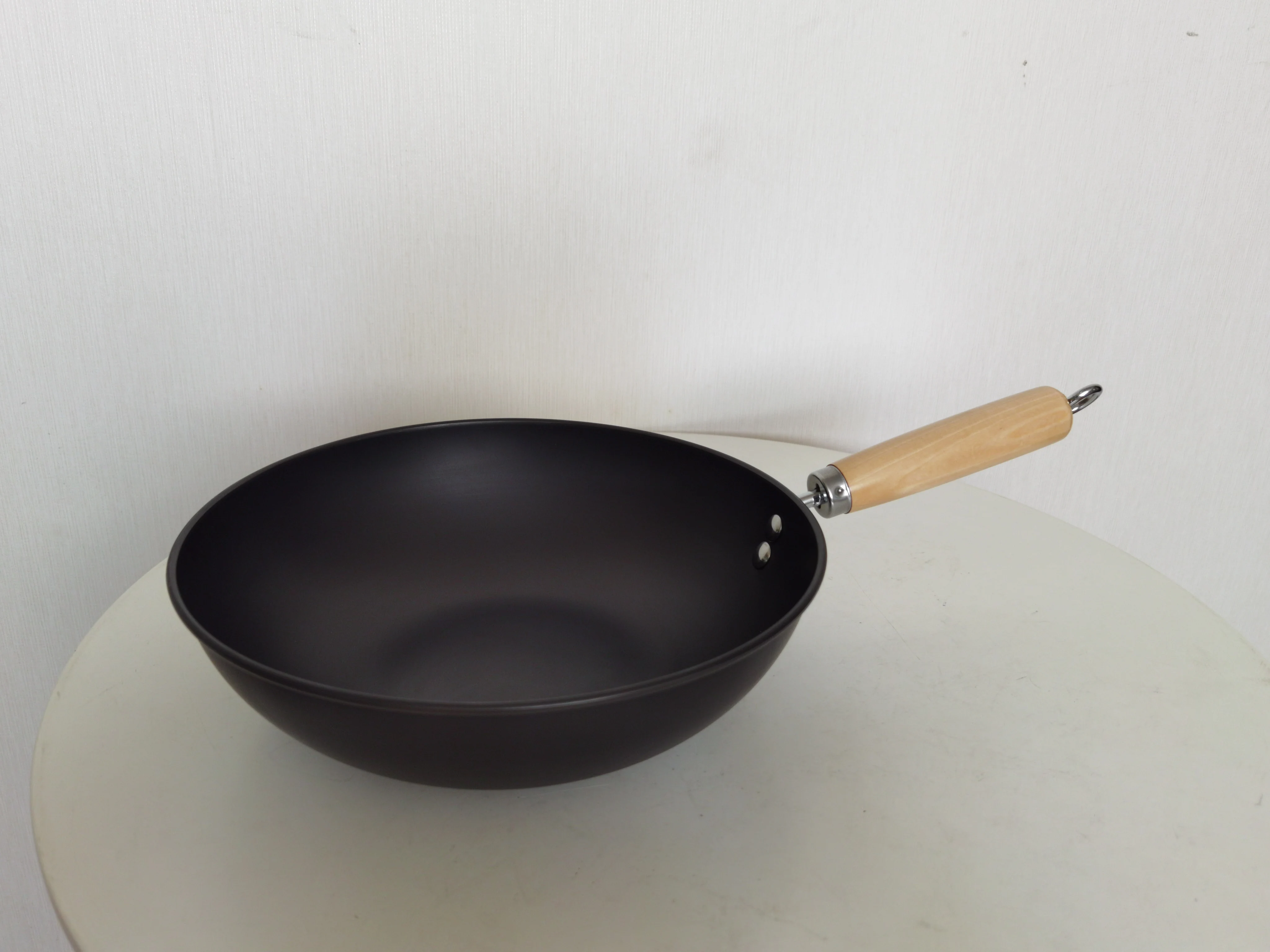 Popular Home Cooking Pot 11 Inch Carbon Steel Mini Ramen Pot Non-stick Wok Pan