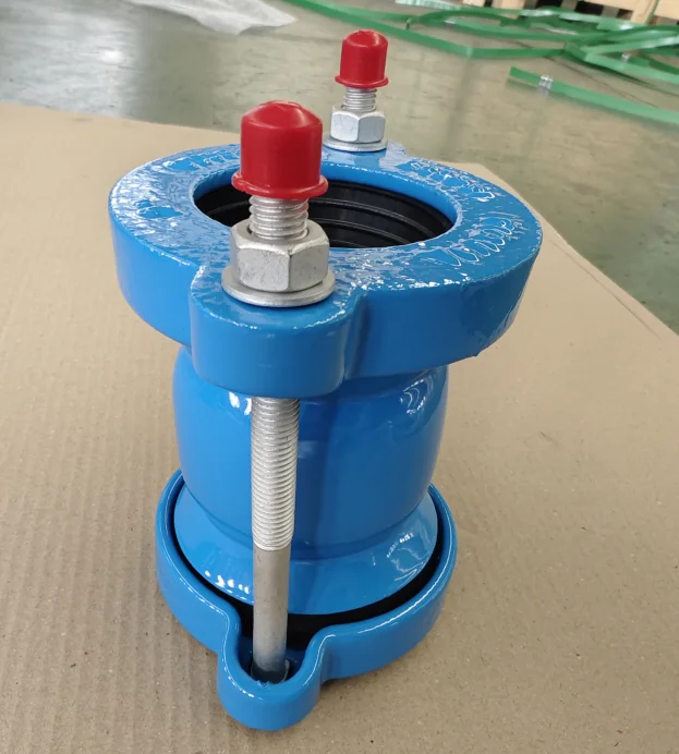good quality En545  Ductile Cast Iron Universal Flange Adaptor for PE Pipe