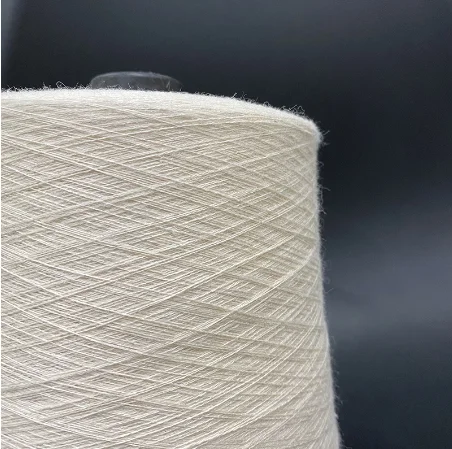 UG 28/2 50% viscose 22% nylon polyamide 28%  polyester core spun angola crochet weaving knitting wool blended melange fancy yarn
