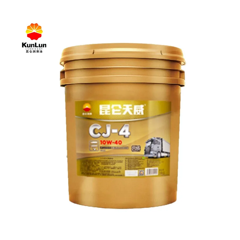 16KG/18L PetroChina Kunlun brand Tianwei CJ-4 10W-40 diesel engine oil from China Alternative to CI-4 CH-4