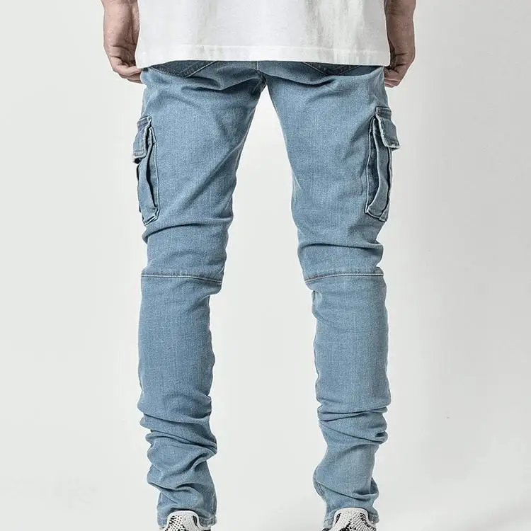 Wholesale Men Denim jeans fashion plus size trouser 2022 Spring