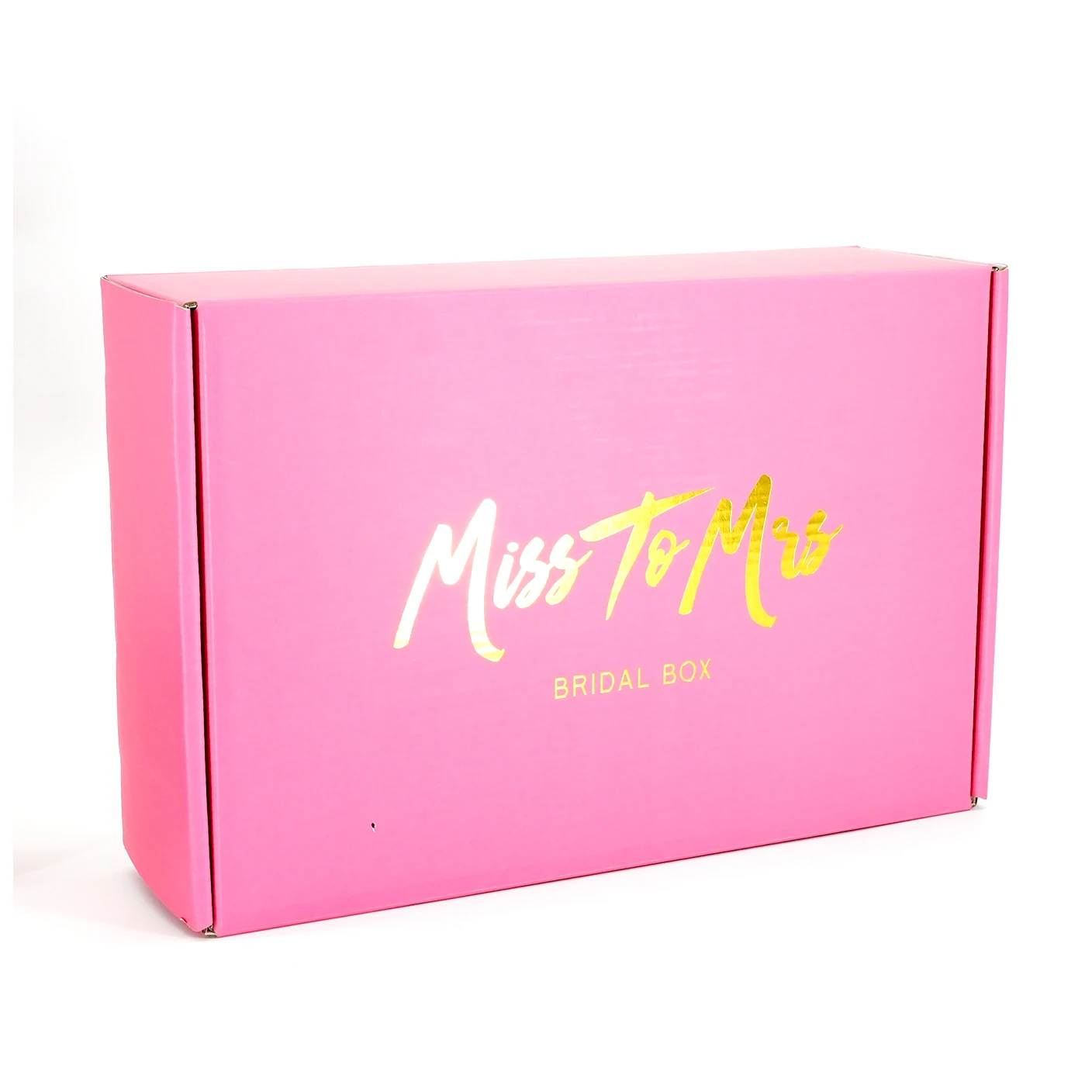 Free Sample Gold Foil 15inch X 15 Pink Packaging Medium Box Package Small Mailing Boxes for Packaging Small Business