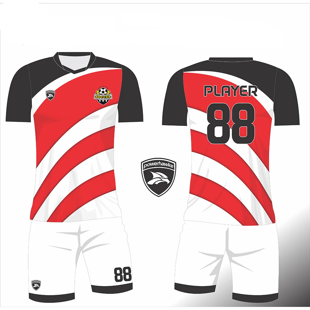 OEM Soccer Wear Football Team New Design Sublimation Jersey 2020