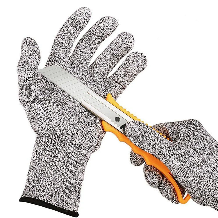 Food Grade Level 5 Proof Safety Hand Protection Yard Work Kitchen Anti Cut Resistant Mitten for Cutting