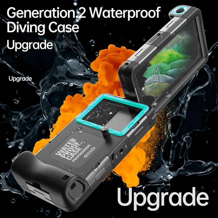 15 meters/50ft waterproof professional universal Shellbox waterproof diving phone case for diving/snorkeling/swimming