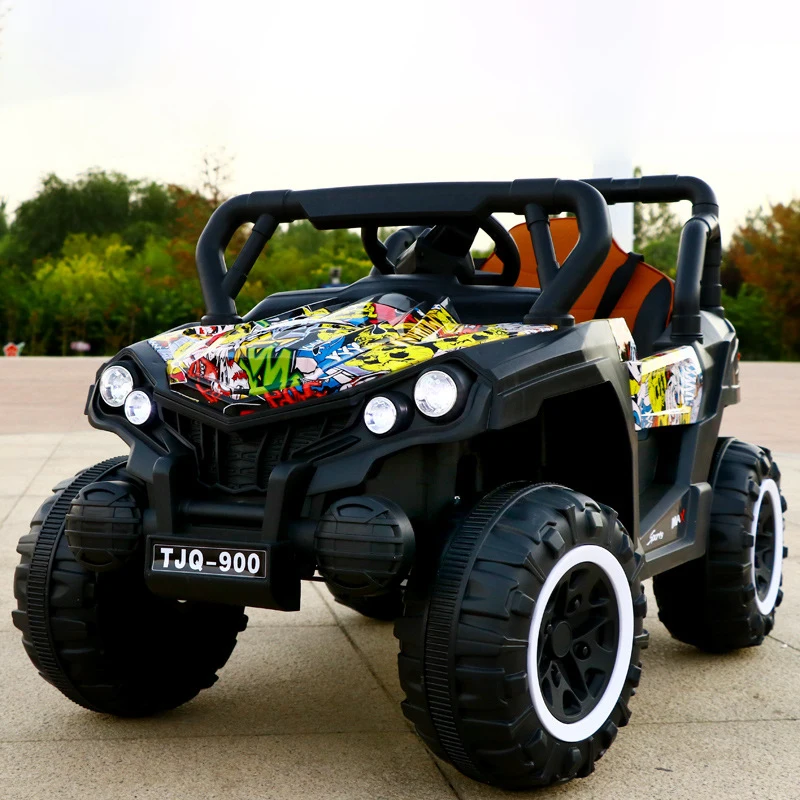 High Quality Two-Seater Remote Control Motorized Toy Car with Battery for 8-13 Year Olds