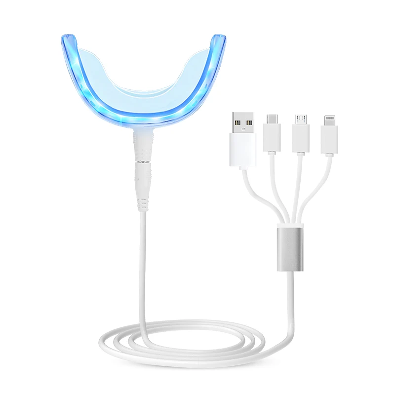 Teeth whitening kit custom logo Teeth whitening pen 3*3ml blue light 16 blubs LED Teeth whitening device
