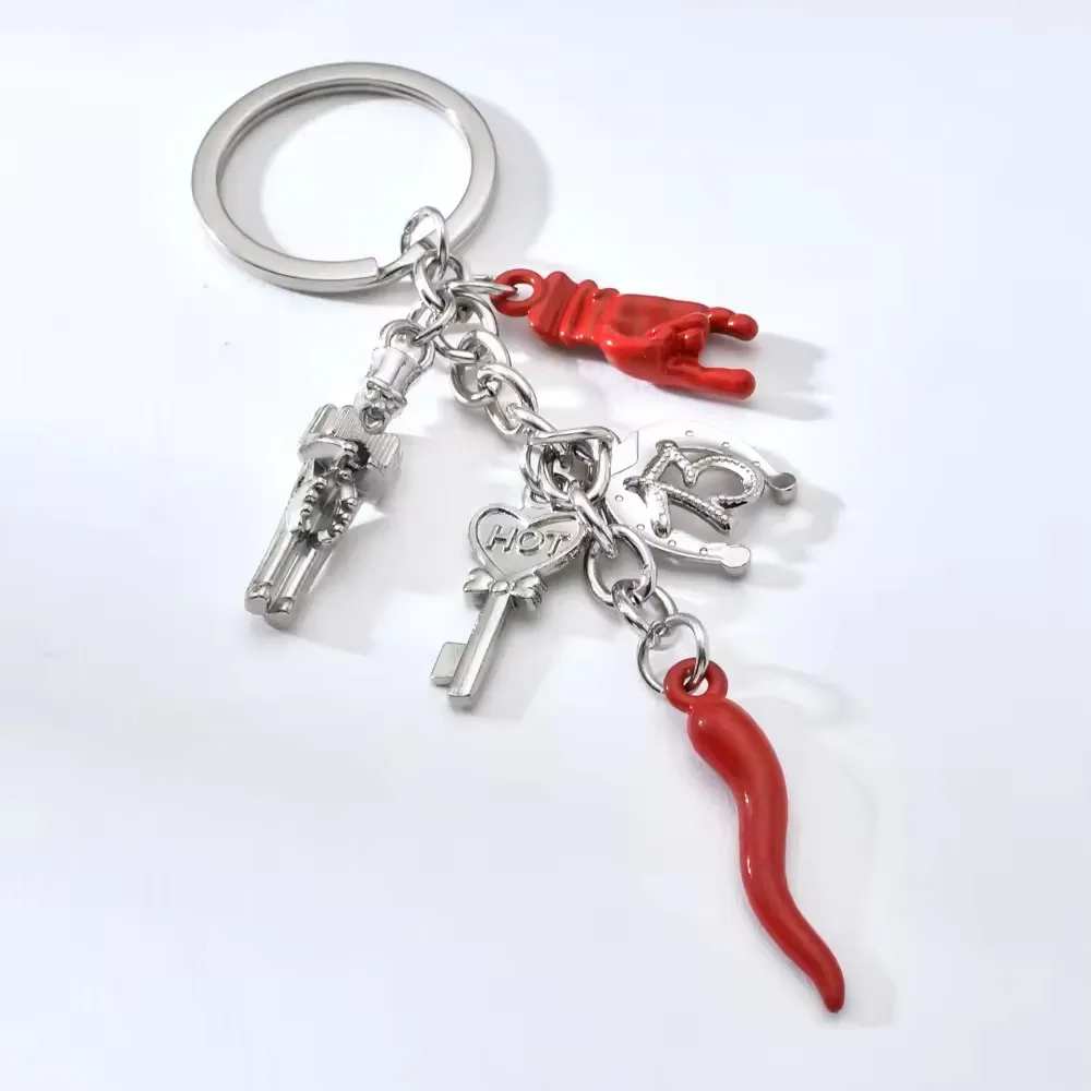 Fashion Key chains Zinc Alloy Key Chain Metal Key Ring Gift for Christmas and Birthday