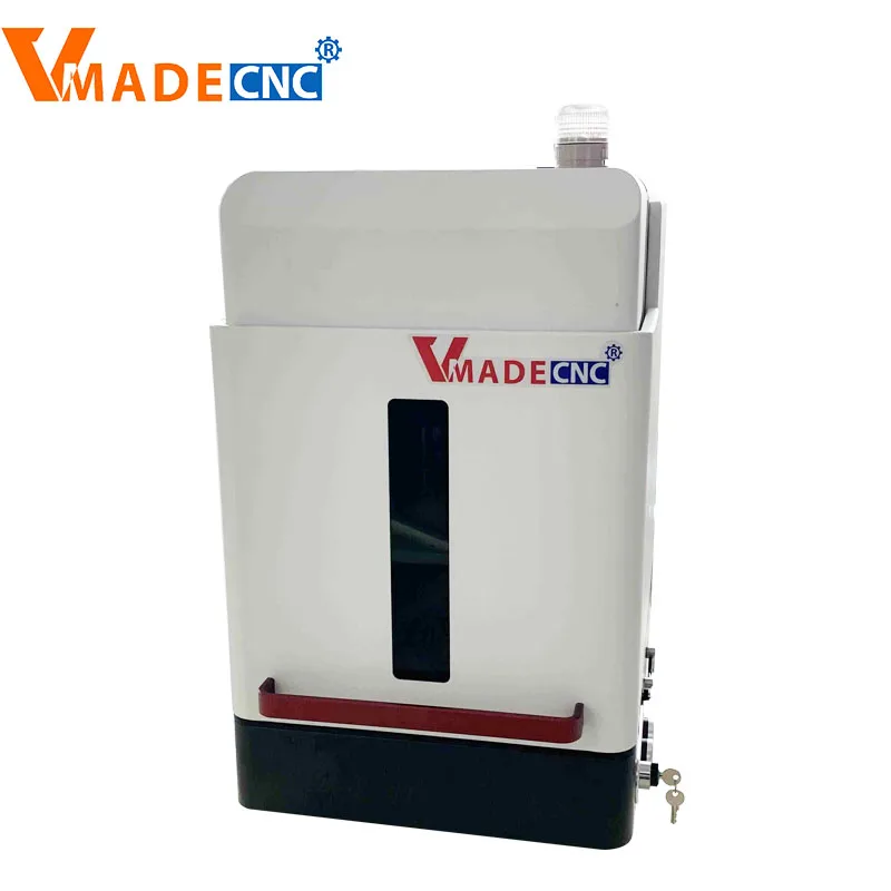 Safety protective cover enclosed fiber laser raycus 50w fiber laser