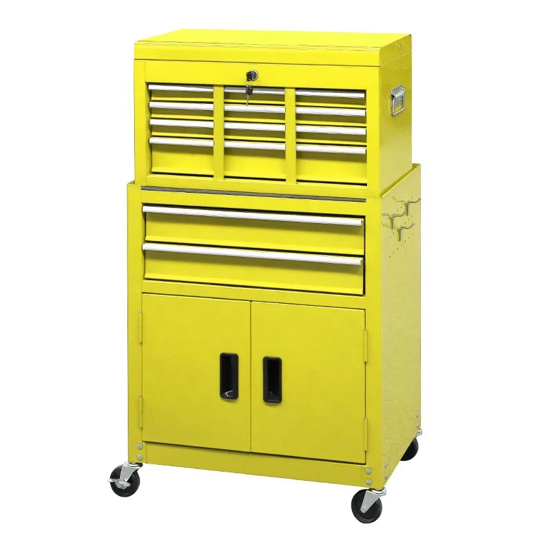 24 tool chest series 6 drawers tool cart on wheels with door cost-effective