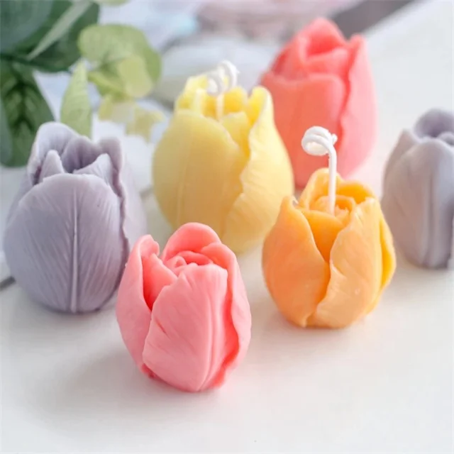 Scented Candle Mold DIY Wool shape Candle Silicone Casting Mold Handmade Candle Soap Making Wax Mold Handcraft Home Decoration