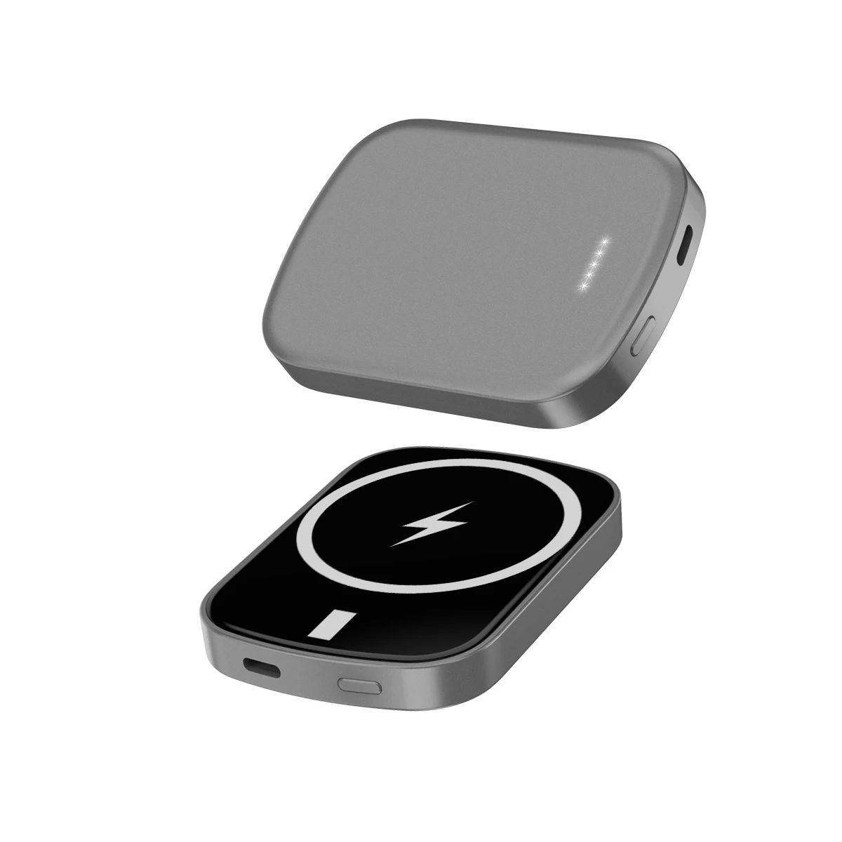 2022 new 10000mAh wireless magnetic charger dual magnetic power bank wireless charging Fit for iphone 12 12pro 13 13 pro Max