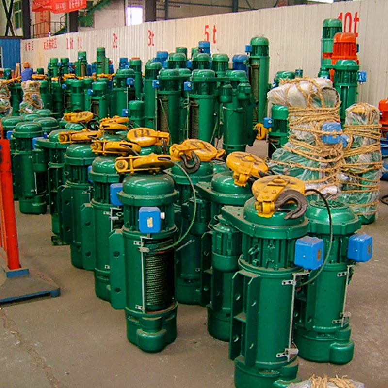 Good Quality Small-electric-hoist Ladder Electric Hoist Portable 15 Provided 220V Orange Wire Rope Construction Hoist