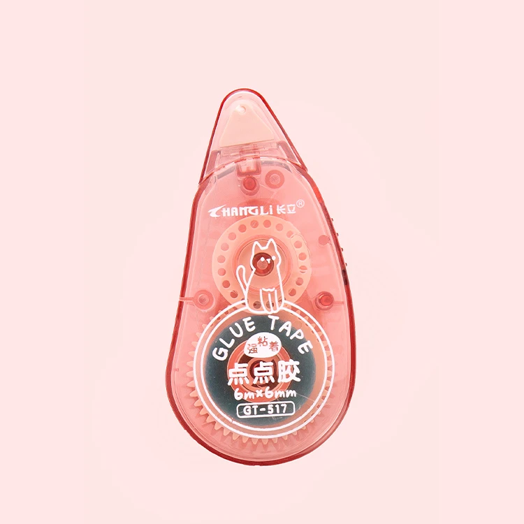 Essential  office school stationery glue tape roller double sided glue roller tape permanent adhesive tape for paste stick