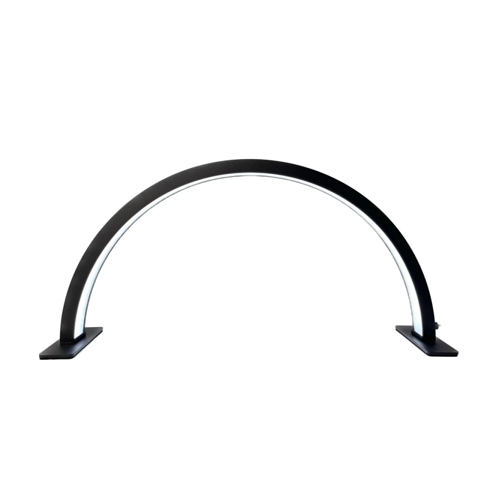 24 inch Arch Beauty Light Table Nail Lamp 30W LED Half Moon RIng Light for Nails Tattoo Salon