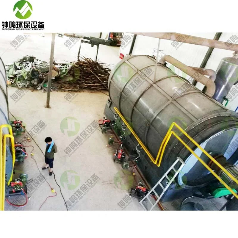 
Auto Pyrolysis of Plastic to Oil 