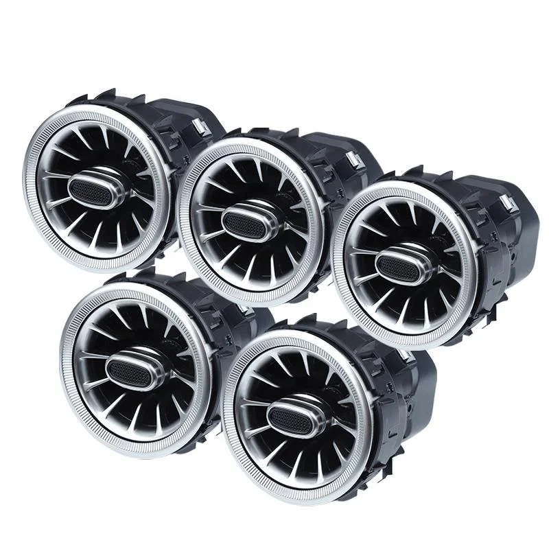 Turbo устанавливаемое на вентиляционное отверстие в салоне автомобиля розетки с 64 цвета окружающего света розетками переменного тока кондиционера для Mercedes X253