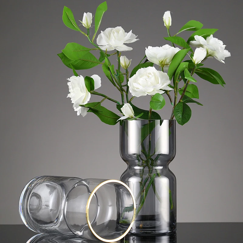 Top quality flower vase nordic glass vase glass vase for flowers