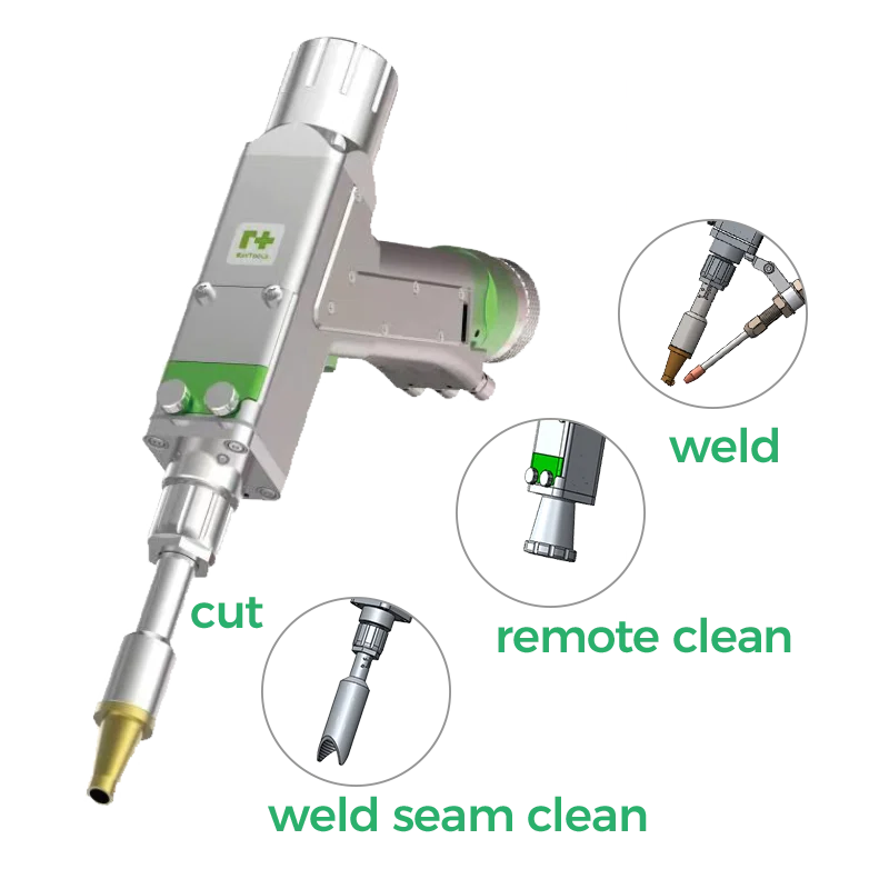 2022 4 in 1 BW101-GS handheld fiber laser welding machine head RayTools laser cleaning head