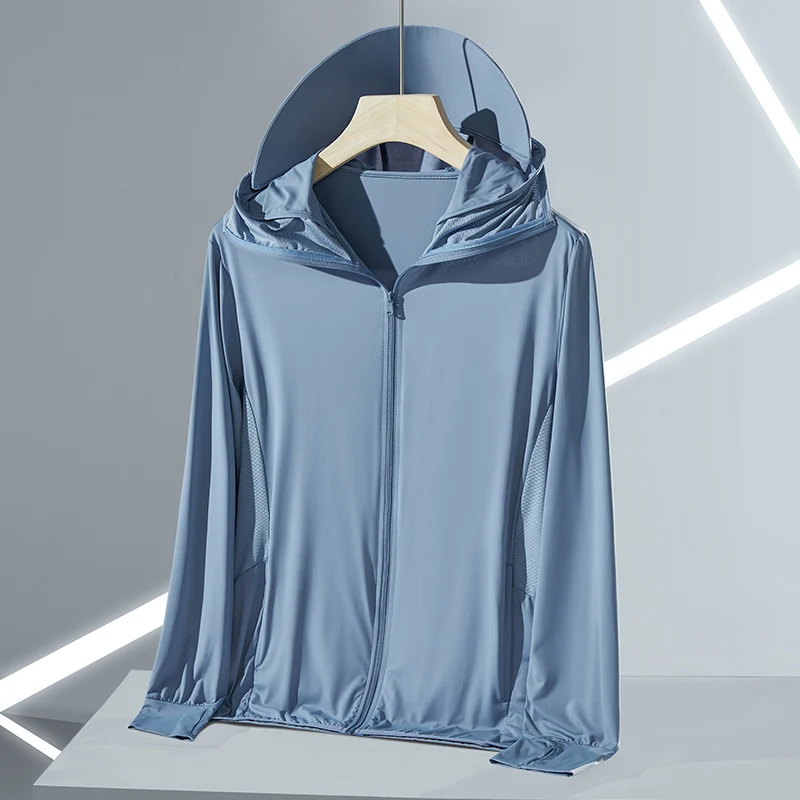 LOGO batch custom mesh summer men and women models sunscreen clothing can take off the brim models UV protection clothing