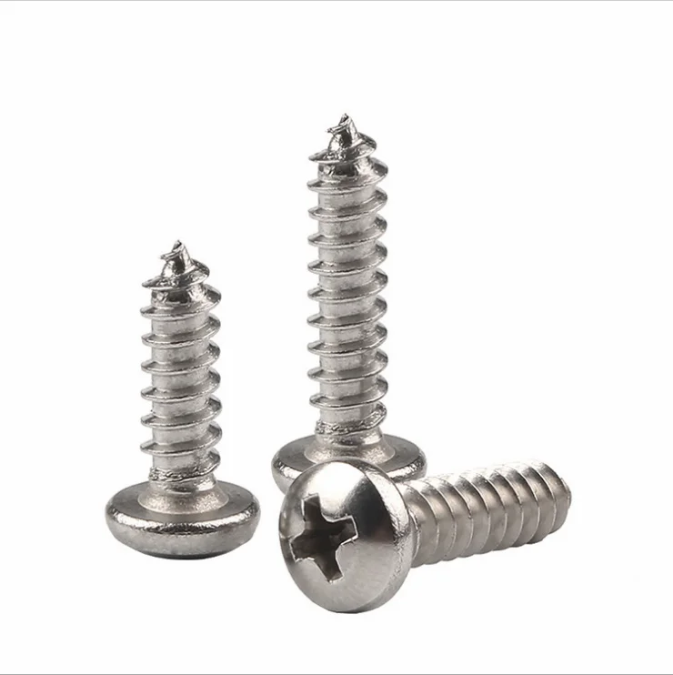 Custom Manufacturer Stainless Steel Metal Thread M2 M3 M4 M5 M6 Self Tapping Fasteners Self-Tapping Screws