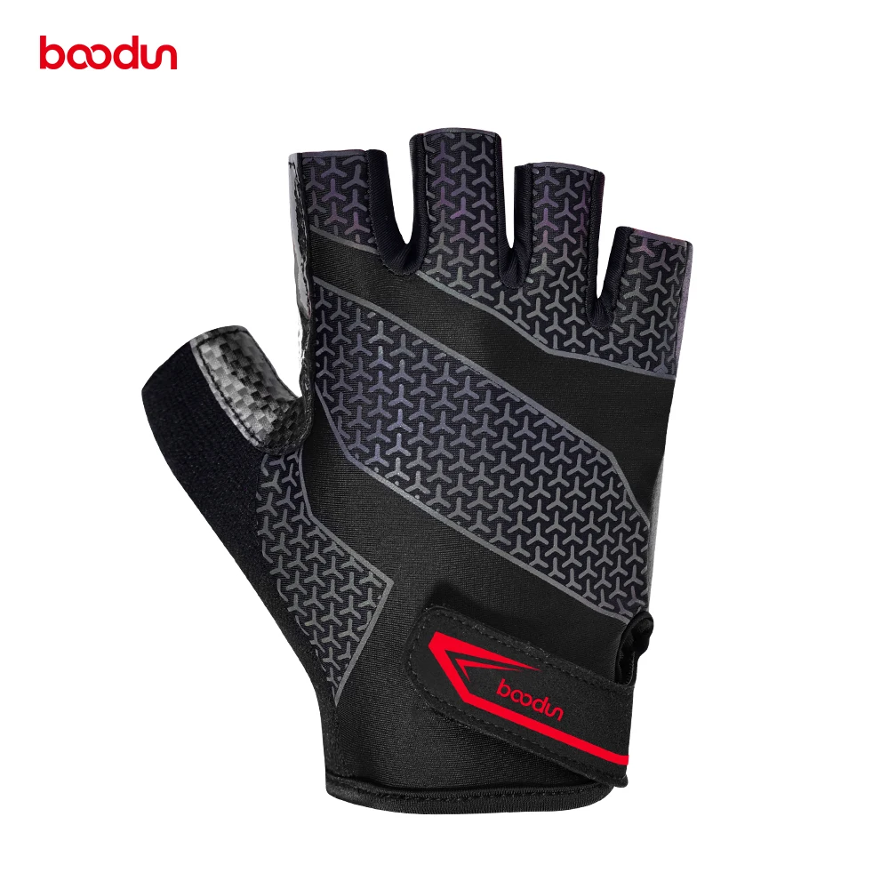 Boodun racing gloves half finger winter riding Wearable Palm guard Sport fitness Unisex  Fashion Cycle mtb bicycle  Gloves
