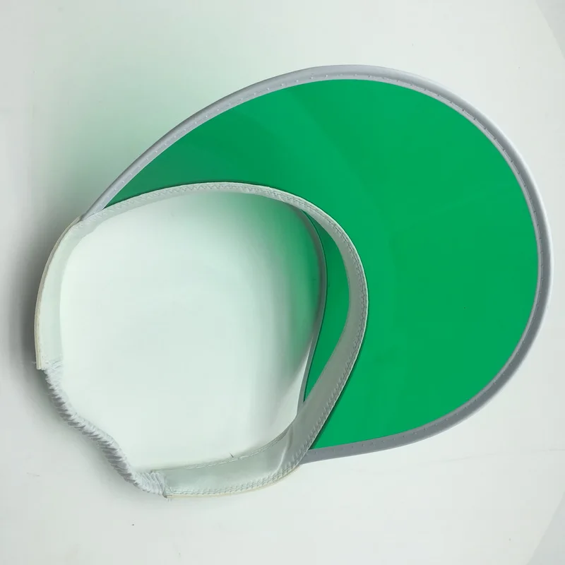 New wholesale Bulk Sale Plastic Visor Cap Transparent Plastic Visors