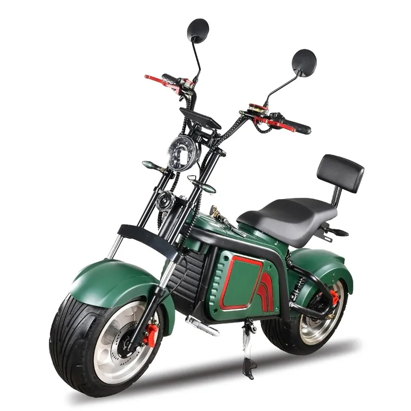 Dropshipping 2022 Latest Eec Coc Long Range 60V 30AH  2000w 3000W Fat Tire Motorcycles Electric Scooter Citycoco