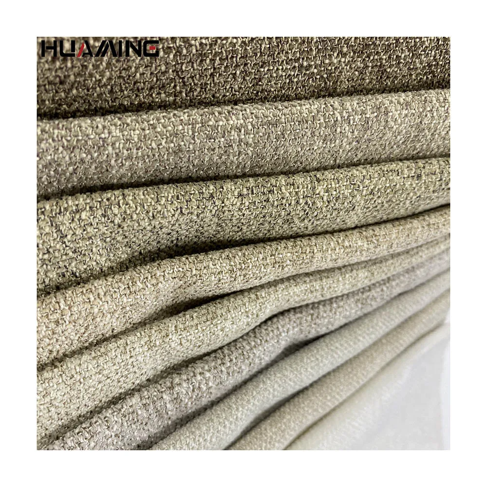 popular piece dyed woven cotton look italian vintage style sofa cushion fabric from China Factory