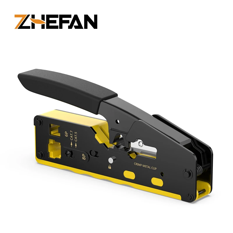 ZHEFAN пропуск через Eazy Rj45 инструмент проход обжимной Oem завод обжимные плоскогубцы