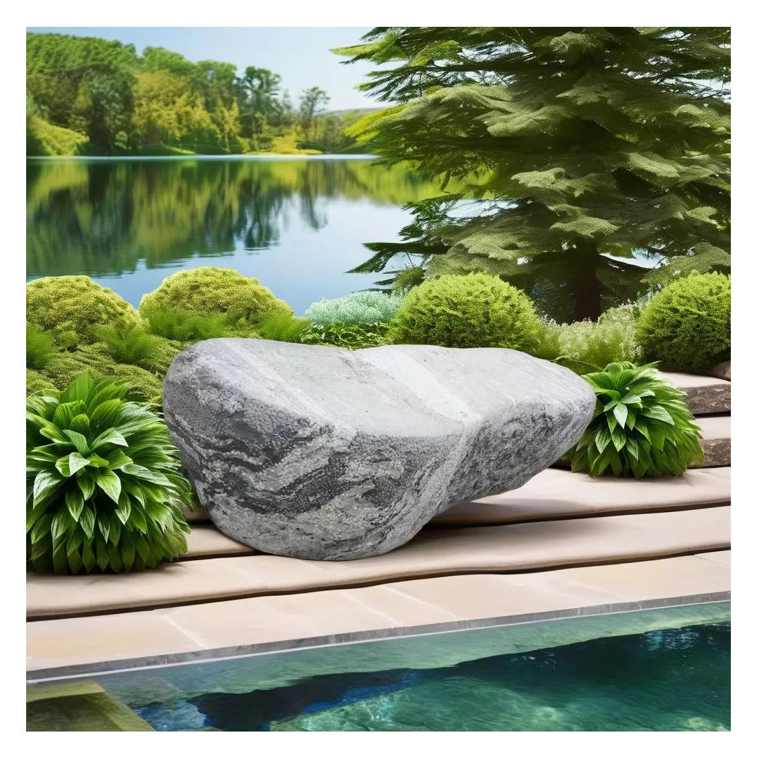 yellow Onyx art Granite jade grey white  marble Stone out door Garden decoration natural bench