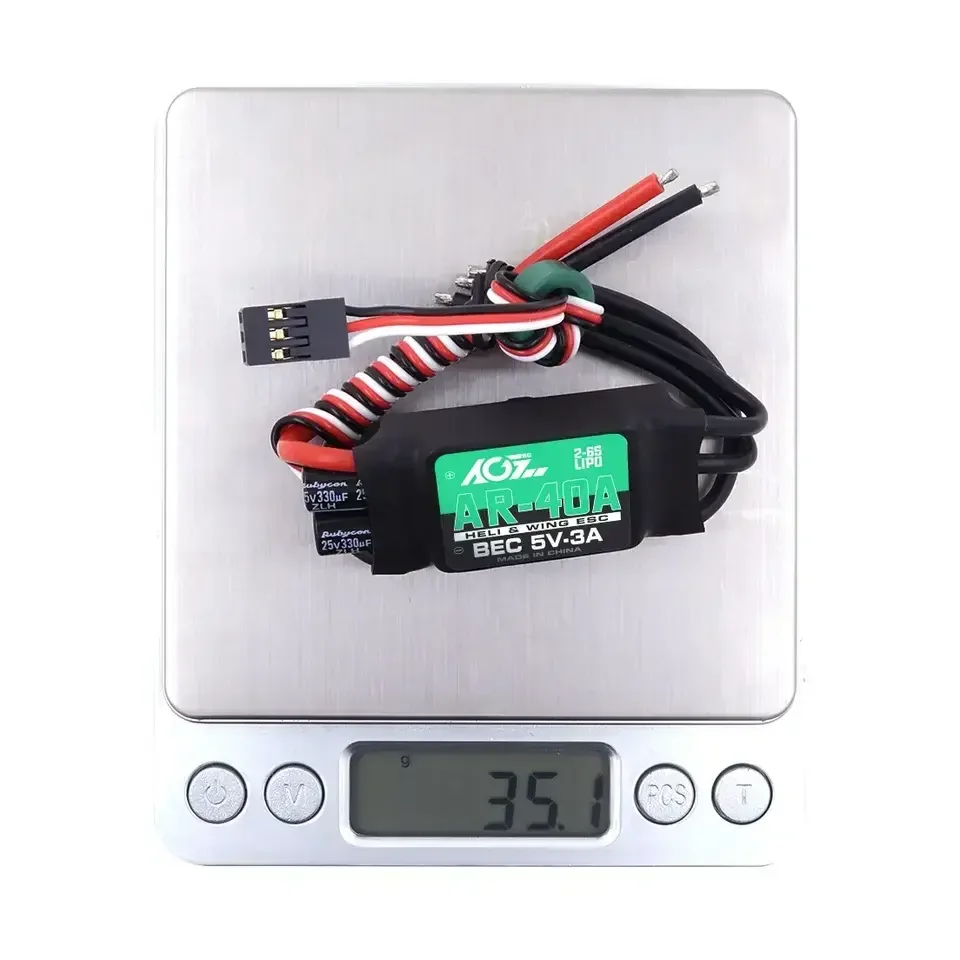 Квадрокоптер AR-40A AGFRC ESC 2-6S Lipo HV самолет 40A бесщеточный 5 В/3 А прошивка для радиоуправляемого дрона