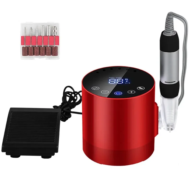 35000 RPM Nails File Polishing Tool Manicure Brushless Nail Drill Machine