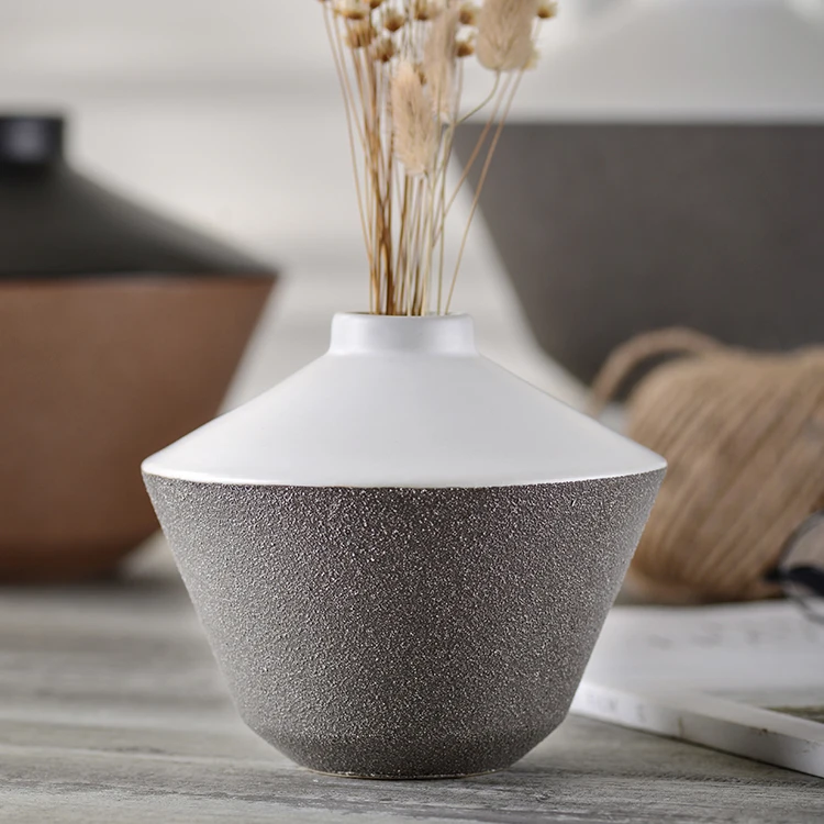 Wholesale New Stylish Wedding Bud Flower Vase Ceramic Vases for Home Decor