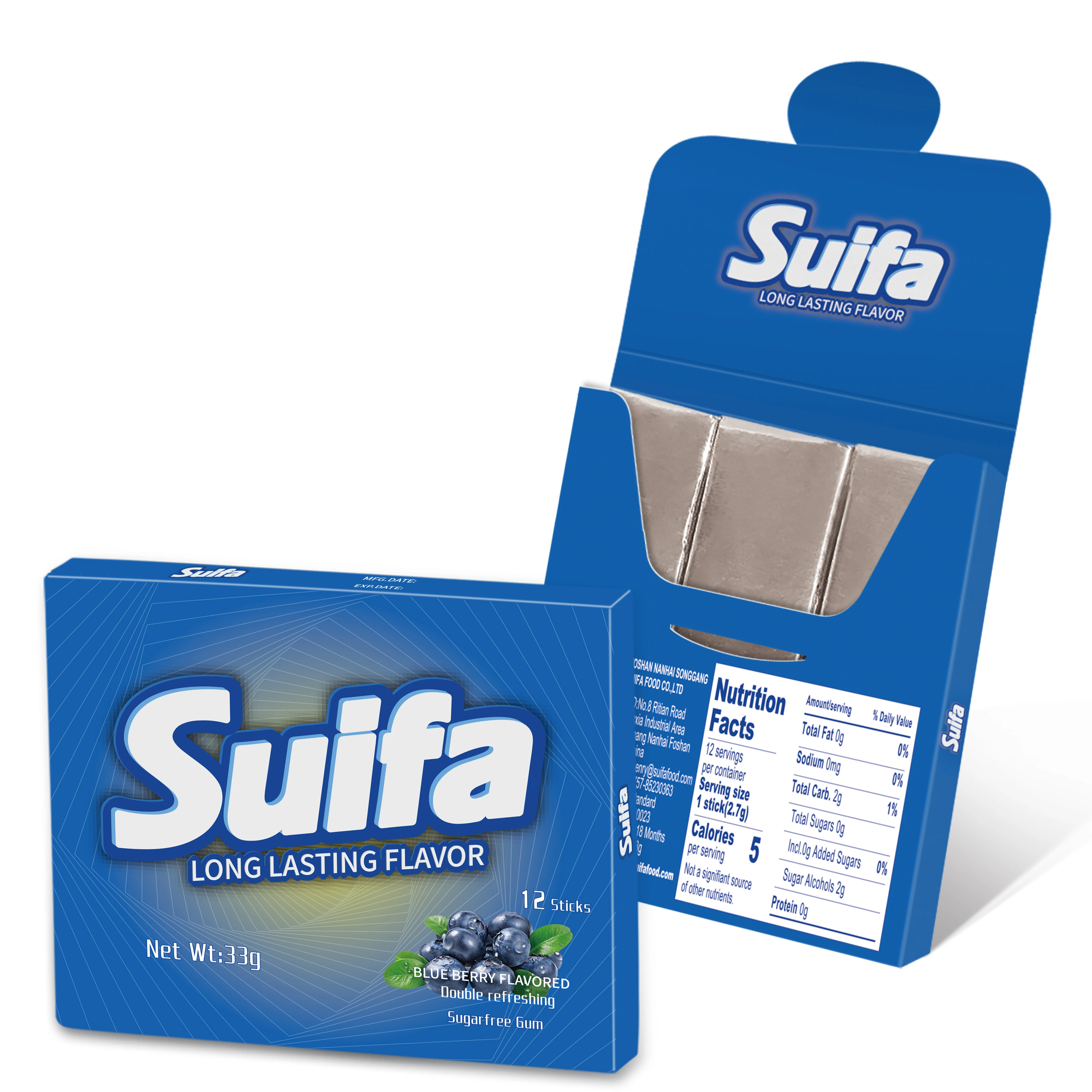 Factory price private label strong hard chewing gum for jawline