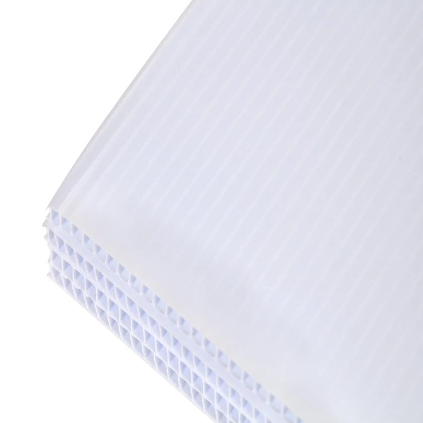 Hot Selling Recyclable 5mm Corrugated Hollow Plastic Polypropylene Pp Sheet corflute sheet