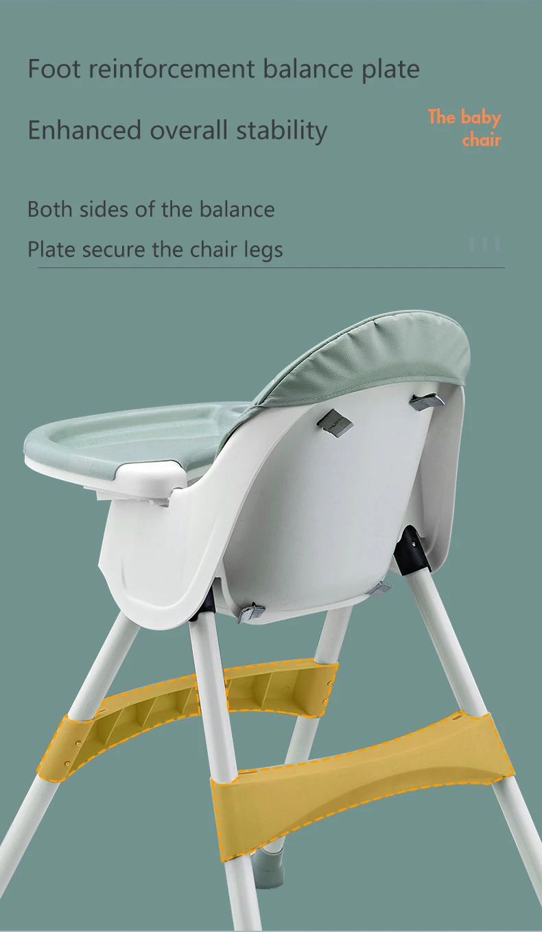 Kids Furniture Child Safety High Chairs Wholesale Baby Folding  Dining Chair for Eating