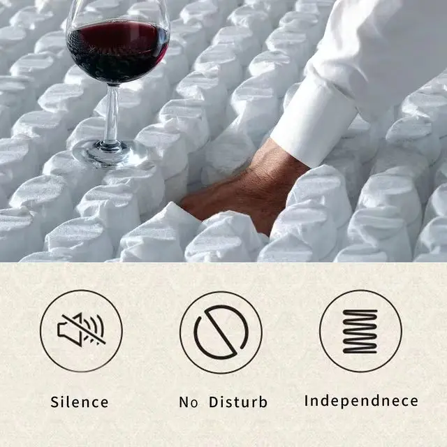 Hypo-allergenic King Size Bed Spring Memory Foam Double Pocket Spring Sleeping Well Twin Single Mattress